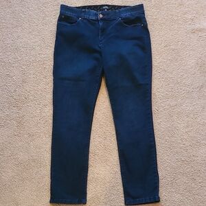 Jones New York Dark Blue Skinny Jeans